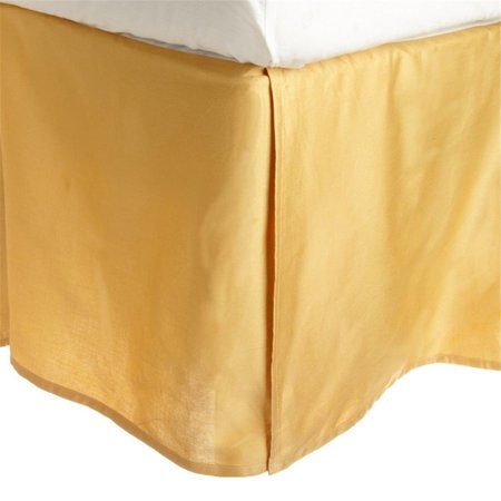 IMPRESSIONS Impressions 300QNBS SLGL 300 Queen Bed Skirt; Egyptian Cotton Solid - Gold 300QNBS SLGL